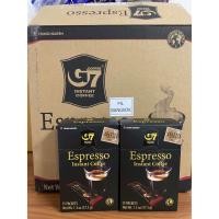 ราคา G7 Espresso กาแฟดำเอสเพรสโซ่ กาแฟอาราบิก้า 100 แบบสำเร็จรูป 1 กล่องมี 15 ซอง 37 5g (19365352568)