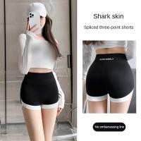 ราคา Summer Thin Yoga Shorts Gym Sports Shark Pants Non Rolled Edge Leggings Safety Trousers Hip Lifting And Shaping Pants Soft Comfortable Breathable Sports Shorts (24093199773)