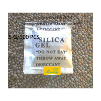 ราคา 5 g 100 pcs ซองกันชื้น สามารถใช้สำหรับอาหาร ฟู๊ดเกรด เม็ดซิลิก้า สารกันชื้น สารดูดความชื้น สารกันชื้น เม็ดกันชื้น Silica Gel ซิลิก้าเจล (17283408790)