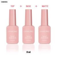 ราคา Top Coat เคลือบสีเล็บเจล base coat MATTE TOP UV LED Gel Polish Soak Off ทาเล็บเจล สีทาเล็บเจล สีเจล ยาทาเล็บเจล 7 3ML (24054489234)