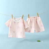 ราคา Cute Cartoon Baby Sleepwear Short Sleeve Baby Pajamas Casual Loose Thin Tshirt Shorts Children Cartoon Print Sleepwear Suit (24099250158)