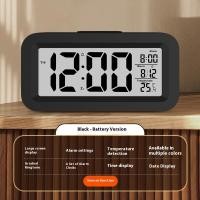 ราคา VINTLOOK นาฬิกาตั้งโต๊ะขนาดเล็กนาฬิกาปลุกเด็กนักเรียนตั้งโต๊ะขนาดเล็กข้างเตียงใช้งานง่ายนาฬิกาอิเล็กทรอนิกส์ (24638000054)