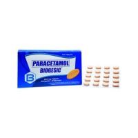 ราคา Paracetamol Biogesic 500mg 10 tablets (21335681845)