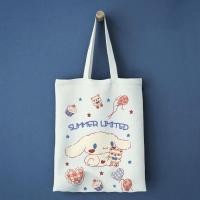 ราคา กระเป๋าสะพายข้าง กระเป๋าผ้า ลายการ์ตูนน่ารักๆ นักเรียน นักศึกษา สไตล์เกาหลี แฟชั่น พร้อมส่ง (19769250361)