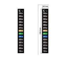 ราคา สติกเกอร์วัดอุณหภูมิ thermometer sticker เทอโมมิเตอร์วัดอุณหภูมิ สำหรับ คอมบูชา ถังหมักไวน์ ตู้ปลา (18991368061)