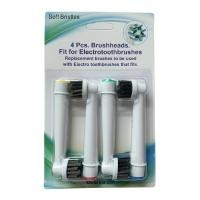 ราคา Bamboo Charcoal Brush Head Suitable for Oral B D12 D100 Pro4000 Electric Toothbrush Head Universal Replacement Head 4PCS (24240311231)