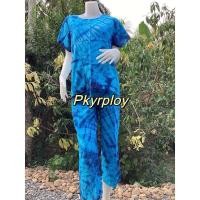 ราคา ชุดมัดย้อม เสื้อ กางเกงขายาว (22826774025)