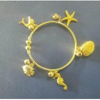 ราคา กำไลข้อมือทองเหลืองห้อยปลาและกระพรวนรอบ กำไลห้อยตุ้งติ้งน่ารักมีหลายลายให้เลือก BL 14 (17876728624)