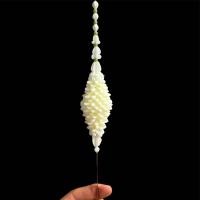 ราคา ถูกที่สุด มาลัยตุ้มดอกมะลิพลาสติกสีขาวนวล ขันหมาก พานพุ่ม ผ้าใบตอง พวงมาลัย (23635282860)