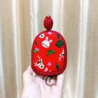 ราคา White Christmas Key cover ที่เก็บกุญเเจ รีโมทรถยนต์ ที่ครอบกุญแจ พวงกุญแจแฮนด์เมด Key holder พวงกุญแจ (21470593623)