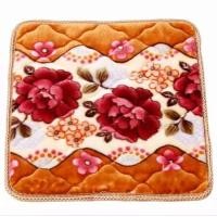 ราคา เบาะรองนั่งลายดอกไม้ อาสนะ กำมะหยี่ขนสั้น ขนาด 55 x55 cm มียางกันลื่น อาสนะถวายพระ รองนั่งทำงาน สีสวย (23282384996)