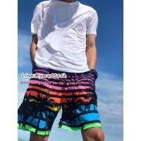 ราคา กางเกงขาสั้นผู้ชาย กางเกงชายหาด กางเกงชายทะเล กางเกงเอวยางยืดfree size เอว 24 38 นิ้ว ความยาว 22นิ้ว (23945099662)