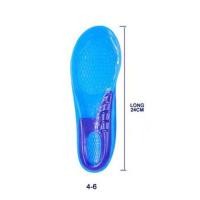 ราคา GEL insole แผ่นเจลพื้นรองเท้า ซิลิโคน แผ่นเสริมรองเท้าเพื่อสุขภาพ แก้อาการปวดเท้า ส้นเท้า ลดความเมื่อยล้า (10150778114)