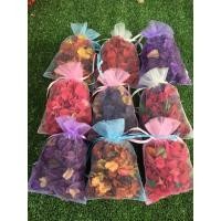 ราคา เซต7ถุง100บาท บุหงา ดอกไม้หอม ถุงหอม ดอกไม้แห้ง ปรับอากาศในห้อง ในบ้าน ปรับอากาศรถยนต์ potpourri พร้อมส่ง (20029513322)
