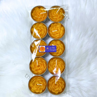 ราคา เทียนหอม เทียนดอกไม้ 1แพ็ค มี 10 ชิ้น เทียน กลิ่นหอม มีหลากหลายลวดลายดอกไม้และสีให้เลือก สวยงาม สินค้าพร้อมส่ง (21412909156)