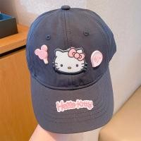 ราคา หมวกเด็ก 1ปี 6ปี รอบหัว 51 53 cm หมวกแก๊ป Cap ผ้าโพลีเอสเตอร์ ปักอักษร Hello Kitty หมวกแฟชั่นเด็ก Childrens fashion hats HALOLO (24413188737)
