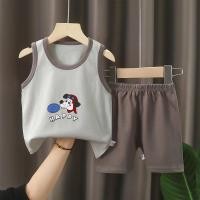 ราคา Local Stock DXSS 2PCS Children Sets Casual Baby Cotton Sleeveless T Shirts Shorts Tank Top Baby Boy Clothing Set Infant Baby Boy Clothes Suits (23911921919)