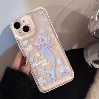 ราคา การ์ตูนดิสนีย์ Herringbone เจ้าหญิงเปลือกหอยหางเข้ากันไ iPhone 11 15 7Plus 8Plus 13 12 14 15 Pro Max XR X XS Max SE (23135485132)