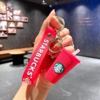 ราคา ZOOGGJZ รูปแบบแก้วกาแฟ โซ่กุญแจรถ สตาร์บัค ซิลิโคนทำจากซิลิโคน กระเป๋าเสน่ห์ คาวาอิ อุปกรณ์เสริมกระเป๋า พวงกุญแจแบบห้อย ของขวัญวันเกิดของขวัญ (24238474104)