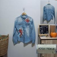 ราคา เสื้อยีนส์ปัก เสื้อยีนส์มือสอง เสื้อคลุมยีนส์ เสื้อเชิ้ตยีนส์มือสอง งานแบรนด์ยุโรป เสื้อเชิ๊ตยีนส์ใส่ทำงาน อัพเดท 5 7 68 (24377473673)