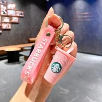 ราคา ZOOGGJZ รูปแบบแก้วกาแฟ โซ่กุญแจรถ สตาร์บัค ซิลิโคนทำจากซิลิโคน กระเป๋าเสน่ห์ คาวาอิ อุปกรณ์เสริมกระเป๋า พวงกุญแจแบบห้อย ของขวัญวันเกิดของขวัญ (24238474103)
