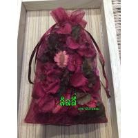 ราคา เซต7ถุง100บาท บุหงา ดอกไม้หอม ถุงหอม ดอกไม้แห้ง ปรับอากาศในห้อง ในบ้าน ปรับอากาศรถยนต์ potpourri พร้อมส่ง (20029503120)