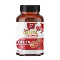 ราคา อารยา กลูต้า มะเขือเทศ Araya Gluta Complex 1กระปุก บรรจุ 30 แคปซูล (23834604827)