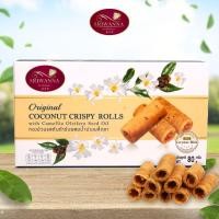 ราคา ศรีวรรณา ทองม้วนต้นตำรับผสมน้ำมันเมล็ดชา 80 กรัม (7335170413)