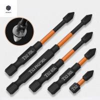 ราคา 6Pcs Electric Screwdriver Set 25 50 65 90 70 150mm Impact Strong Magnetic Batch Head Cross High Hardness Hand Drill Bit (23029978956)