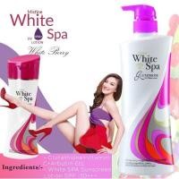 ราคา ถูก ครีมทาผิว โลชั่น มิสทิน ไวท์ สปา ไวท์เทนนิ่ง บอดี้โลชั่น Mistine White Spa Whitening Lotion 400 500 ml (19286183156)
