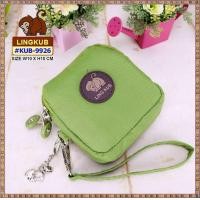 ราคา Lingkub9926 ขนาด4นิ้ว กระเป๋าสตางค์แบบมีสายคล้องมือ กระเป๋าผู้หญิง มี2ช่องซิป (22183203115)