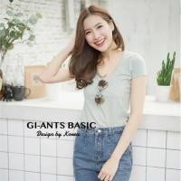 ราคา เสื้อเรย่อนคอวี เสื้อยืดผ้าเรย่อน มีกระเป๋าหน้า เสื้อยืดสวยๆ เสื้อยืดน่ารัก (9170783792)