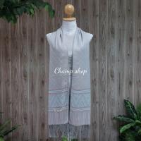 ราคา ผ้าพันคอ ผ้าคลุมไหล่ ลายขิด เนื้อผ้านิ่ม ลายตัดสวยๆ (23922173780)