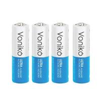 ราคา VONIKO ถ่านอัลตร้าอัลคาไลน์ ถ่านนาฬิกา LR6 AA 1 5 โวลต์ 4 ก้อน แพ็ค (21602493630)