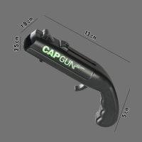 ราคา ที่เปิดขวดทรงปืน CAP GUN ยิงฝาได้ไกล 5 เมตร ใช้ได้กับขวดฝาจีบทั่วไป น้ำอัดลม เบียร์ ซื้อไว้เล่นเอง หรือซื้อเป็นของขวัญ ของฝาก (23790605497)