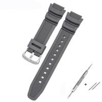 ราคา พร้อมส่ง สายนาฬิกา 25x18 mm ใช้ได้กับ Casio AQ S810W S800W AE 1000W SGW 400H 300H 500H W 735H หลากสี (21313770704)
