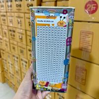 ราคา กระปุกออมสินปี๊บ รุ่นทรงกล่อง ขนาด 10 23 CM ตารางออม 10000 บาท พร้อมสติกเกอร์ตกแต่ง ซองกันชื้น (24085022897)