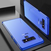 ราคา สำหรับ Samsung Galaxy Note 9 SM N960F Soft ยืดหยุ่น TPU Jelly Case Crystal Clear Back พร้อมฝาครอบโทรศัพท์โลหะมันวาวหรูหรา (15974888961)