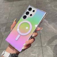 ราคา THKOK Samsung Galaxy เคส s24 ultra เคสเลเซอร์สีกิ้งก่าสำหรับ Samsung S23Ultra S24 Magsafe เคส Galaxy S24 S23มากบวก S22Ultra S22Plus S22 S22 (23105942893)