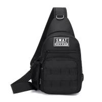ราคา w139 กระเป๋าคาดอก สไตส์ทหารลายSWAT เลือกสะพายซ้ายขวาได้ (23411704507)