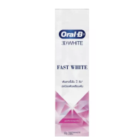 ราคา Oral B ออรัล บี ยาสีฟัน ทรีดีไวท์ ฟาสต์ ไวท์ ฟลูออไรด์ 90 160 กรัม (15809725871)