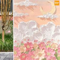 ราคา ฟิล์มติดกระจกสุญญากาศ ฟิล์มฝ้า ยาว1เมตร ติดสำนักงาน ตกแต่งบ้านฟิล์มฝ้าติดกระจกกันแอบมอง สุญญากาศติดกระจก Window film (24344903059)