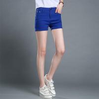 ราคา กางเกงยีนขาสัน กางเกงขาสั้น ผญเอวสูง มหาสมุทรกางเกงขาสั้นผ้ายีนส์สีขาวกางเกงยีนส์เอวสูงของผู้หญิงสั้นหลวมยืดกางเกงขาสั้นขากว้าง (19340377750)