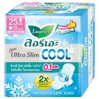 ราคา ลอริเอะ ซูเปอร์อัลตร้าสลิม คลูล Laurier SuperUltraSlim Cool ผ้าอนามัย แบบเย็น แบบบาง (23810480033)