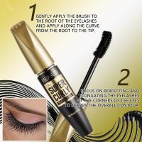 ราคา มาสคา3D ปัดแล้วขนตายาว งอน เด้ง กันน้ำ mascara มาสคาร่ากันน้ำ เครื่องสำอาง ที่ปัดขนตา (22102061594)