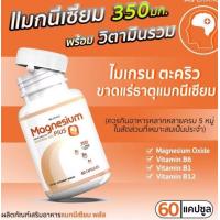 ราคา อาหารเสริมแมกนีเซียม MS Magnesicm Plus 60 Capsules (22552996655)