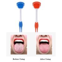 ราคา Tongue brush ที่แปรงลิ้น แปรงลิ้น แปรงขูดลิ้น ที่ทำความสะอาดลิ้น แปรงทำความสะอาดช่องปาก แปรงทำความสอาด ลิ้น ใช้ทำความสะอาดลิ้น (12558809610)