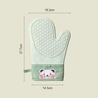 ราคา 1ชิ้น ถุงมือซิลิโคน ทนความร้อนไมโครเวฟ ถุงมือจับของร้อนแบบหนา ออบขนม ในครัว (23763401924)