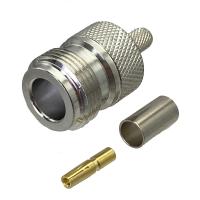 ราคา N ปลั๊ก หญิง JACK BULKHEAD Connector CRIMP RG316 RG174 RG58 RG142 RG8X RG5 RG6 RG8 LMR400 สาย RF COAXIAL 1 ชิ้น (23770668249)