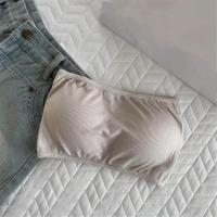 ราคา YIFAFA บราไร้สายรัดถ้วยที่คงที่บราไร้โครงเสื้อชั้นในสตรีไม่ให้ผิวสัมผัส (24450339797)